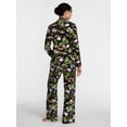 thumbnail image 4 of Joyspun Women’s Dreamy Soft Collection Notch Collar Top and Pants, 2-Piece Pajama Set, Sizes XS-3X, 4 of 5