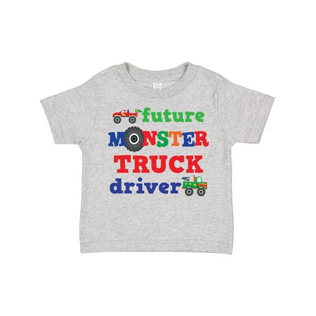 

Inktastic Monster Truck Future Driver Gift Toddler Boy Girl T-Shirt