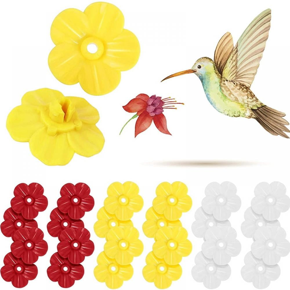 2-Pack of Perky-Pet 202FB Replacement Yellow Feeder Flowers With Bee Guards 