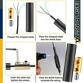 thumbnail image 3 of 15 Sets Underground Wire Splice Kit Wire Connectors Suit for Wire Under 12 Awg 60 Amp Splicing Wiring Connection Nut Kit, 3 of 6