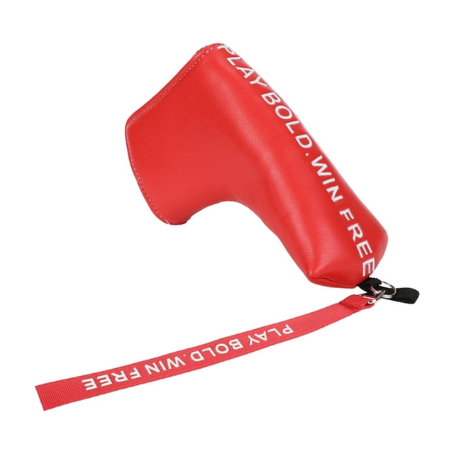 amagogo Golf Putter Cover Club Head Cover Waterproof Putter Protector for Outdoor Sports Red