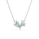 thumbnail image 1 of Conjunto de joyas Swarovski Lilia Butterfly Collar y Pendientes Azul, 1 of 4