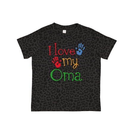 

Inktastic I Love My Oma Grandchild Gift Gift Toddler Boy or Toddler Girl T-Shirt