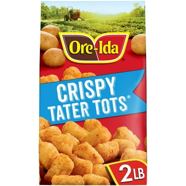 Ore-Ida Golden Tater Tots Seasoned Shredded Frozen Potatoes, 32 oz Bag