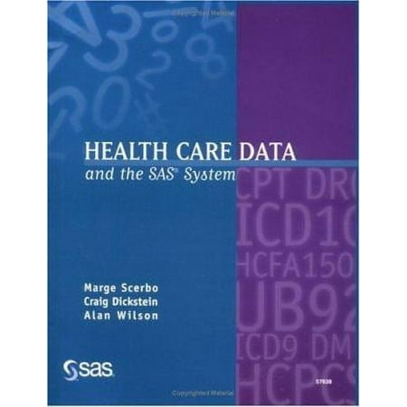 Health Care Data and SAS [Paperback - Used]