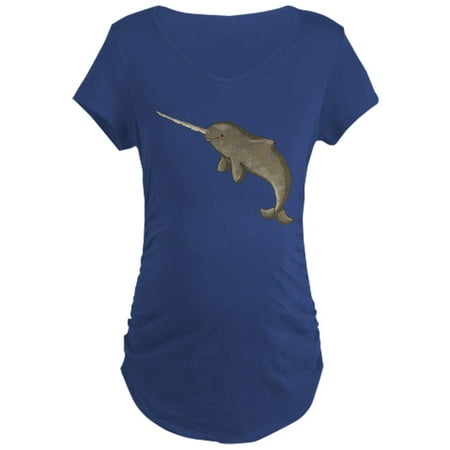 

CafePress - Narwhal Maternity T Shirt - Maternity Dark T-Shirt