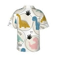 thumbnail image 3 of Kll Men'S Hawaiian Shirt Short Sleeve Button Down Beach Shirts-Cute Dinosaurs, 3 of 8