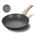 thumbnail image 1 of Koch Systeme CS 8 Inch Black Frying Pan Nonstick, Ultra Non Stick Pan with Bakelite Handle, Marble Coating Frying Pan, Compatible for all Stoves, 1 of 5
