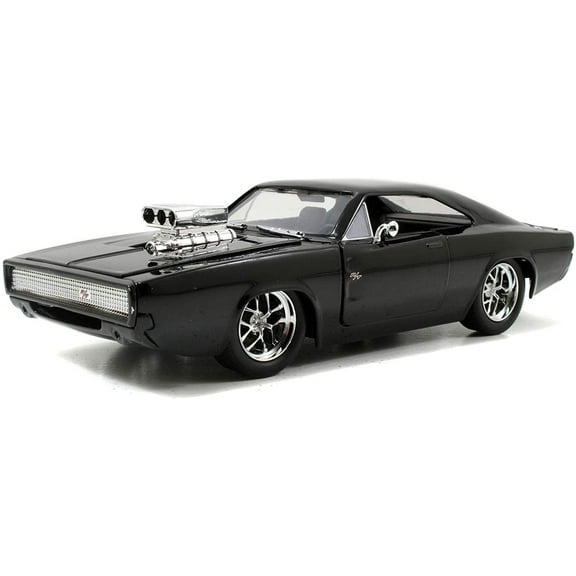 Jada Toys Fast & Furious 1:24 Dom's 1970 Dodge Charger Die-cast Car, Toys for Kids and Adults, Multi-Colored