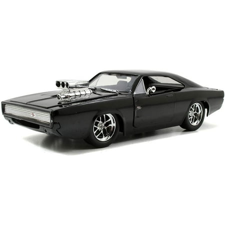 Jada Toys Fast & Furious 1:24 Dom s 1970 Dodge Charger Die-cast Car Toys for Kids and Adults Multi-Colored