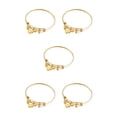 thumbnail image 3 of Brazalete deslizante ajustable Qarigey de acero inoxidable dorado con colgante 2022, 3 of 6