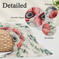thumbnail image 2 of Poppy Flowers Eucalyptus Pillow Covers, Linen Long Throw Pillow Case, Rustic Weeping Botanical Linen Holiday Pillow Protector Decorative Cushion Cover for Living Room/Bedroom 24" x 36", 2 of 8