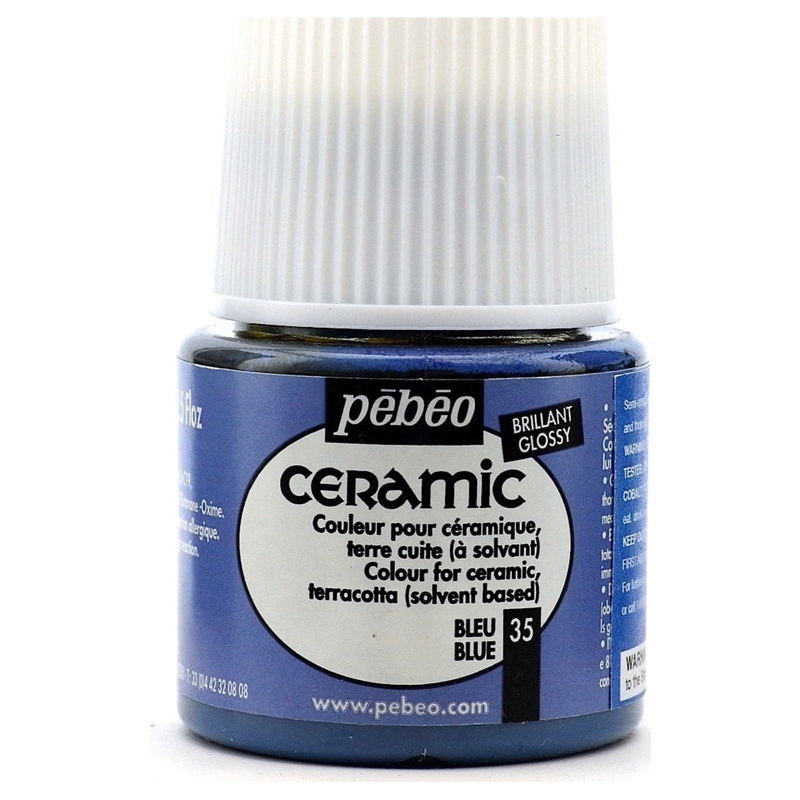 Ceramic Air Dry China Paint garnet red, 45 ml (pack of 3)