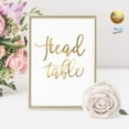thumbnail image 3 of Wedding Table Numbers Cards (1-30 + Head Table) 4x6 Double Sided Modern Calligraphy Foil Design Best for Receptions, Banquets, Cafs, Restaurants & Parties, 3 of 18
