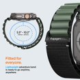 thumbnail image 4 of Correa para reloj Spigen WBF1 de tela ligera, negro y verde, 4 of 8