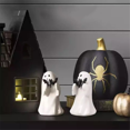 thumbnail image 1 of Estatuilla Decorativa de Halloween de Fantasma de Resina de Halloween, Estilo Murciélago, 1 of 5