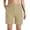 Khaki, variant on Women's 7" Quick Dry Hiking Cargo Shorts Water-resistant Lightweight Golf Athlectic Casual Shorts with 5 Pockets Army Green 2XL