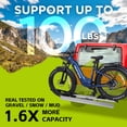 Vantana Single Bike Rack with Loading Ramp, 100 lbs Aluminum Hitch Bike ...