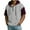 Light Gray, variant on Men's Casual Color Block Hooded Zipper Neck Short Sleeve Sweatshirt, Sporty Top for Spring and Summer Outdoor,Army Green,L