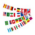 thumbnail image 5 of World Flag International Banner Country Flags Bunting Multi-Colored Decoration 2Sets, 5 of 5