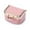 Pink, variant on Genuine Leather Mini Jewelry Travel Case, Small Vintage Jewelry Box Leather, Coin Purse Jewelry Box with Kiss Lock Mini Jewelry Box for Women for Earring Ring Bracelet