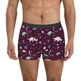thumbnail image 7 of Disketp Space Dinosaur Men's Boxer Briefs,Soft and Breathable Cotton Underwear with ComfortFlex Waistband, 7 of 7