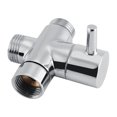 thumbnail image 4 of Bidet Sprayer Water Adapter, Shower Arm Adapter 3-Way T Shape Diverter, With  Finish G1/2'' Easy To Install For Thermostatic Mixer Shower Valve, 4 of 8