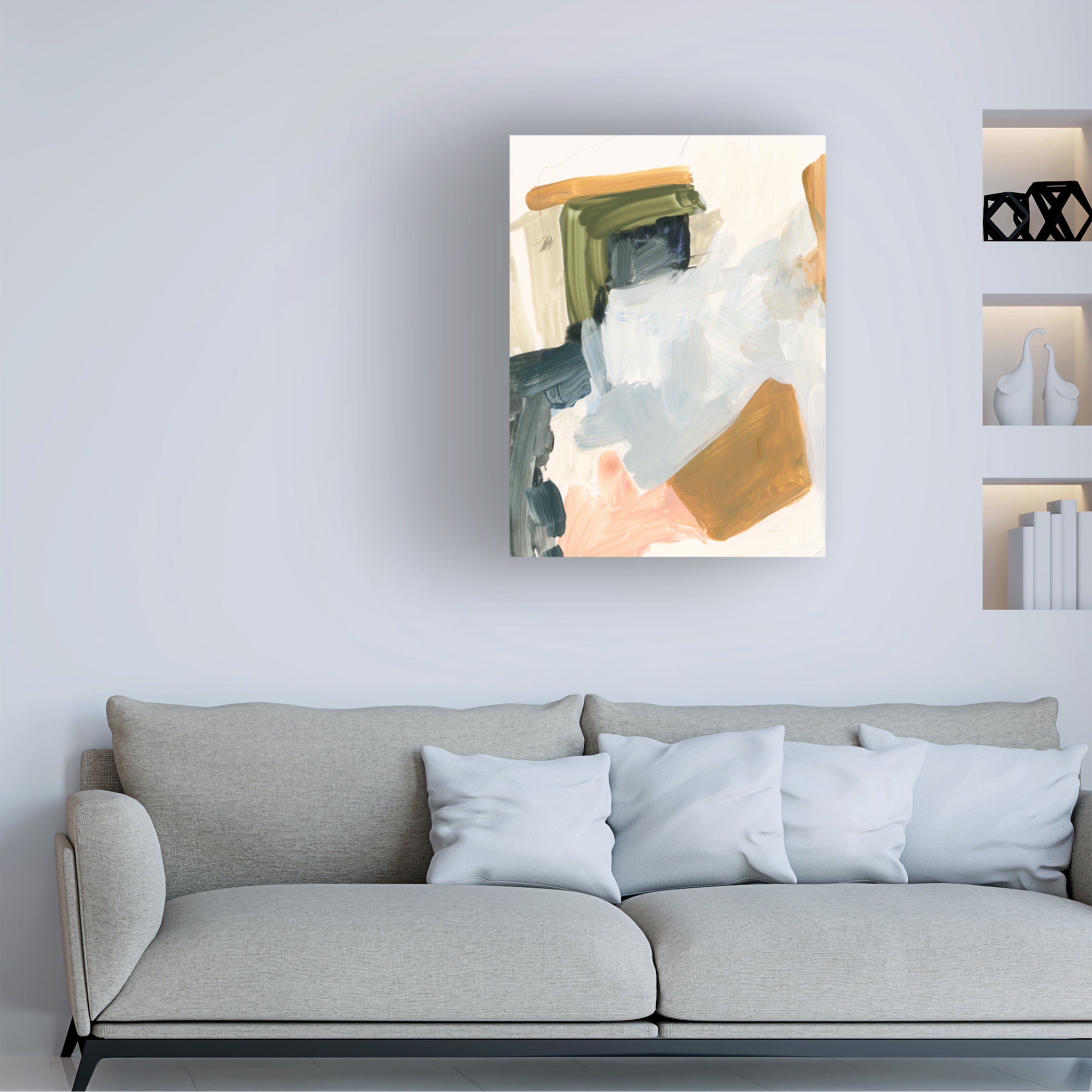 Victoria Barnes 'Palette Meld I' Canvas Art