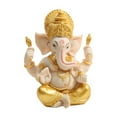 thumbnail image 2 of Hindu Lord Statue - Indian Elephant God Painting Figurines, 2 of 7