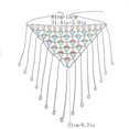 thumbnail image 2 of Cadena corporal con diamantes de imitación para cintura, vientre, falda, sujetador, top, joyería para festivales para mujer, 2 of 5