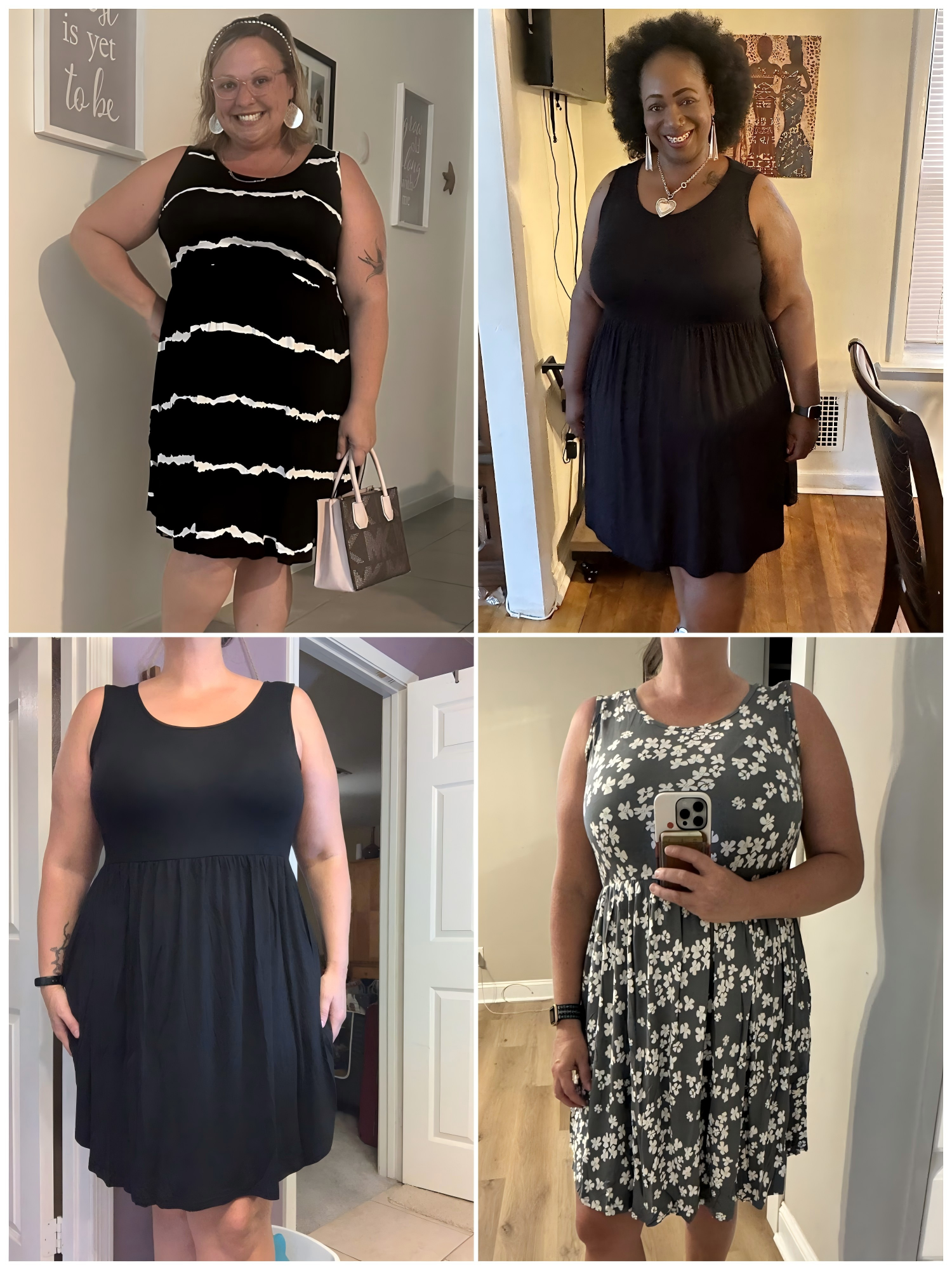 Showmall Plus Size Summer Dress with Pockets and Peplum photo 5