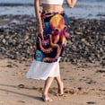 thumbnail image 6 of Octopus Stylish Chiffon Beach Skirts and Summer Dresses for Women scalloped Off Shoulder Maxi Dress Dress Beach Dresses for Women, 6 of 6