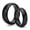 Black, variant on TungstenMasters Roberto Ferrini Design HIS & HERS 6MM/4MM Tungsten Carbide Classic Style Polished Comfort Fit Wedding Band TWO RING SET (Available Sizes 4 - 14 Including Half Sizes)