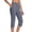Blue, variant on Dressy Capri Pants for Women High Waist Stretch Womens Dress Capris Pants for Summer with Pockets Work Casual,3XL,