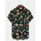 thumbnail image 4 of Camisas con estampado 3D de hongos para hombre, camisa hawaiana de moda, camisas casuales de playa de manga corta, blusa de un solo pecho para niños, ropa para hombre, 4 of 5