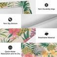 thumbnail image 6 of Pineapple Outdoor Rug for Patio/Deck/Porch, Non-Slip Large Area Rug 6 x 9 Ft, Farmhouse Fruit Flowers Leaves Wooden Grain Indoor Outdoor Rugs Washable Area Rugs, Reversible Camping Rug Carpet Runner, 6 of 8