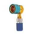 thumbnail image 2 of Acoplador Rápido shamjiam R1234YF Adaptador de Conversión de conector lateral alto y bajo de Latón, 2 of 7