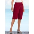 thumbnail image 2 of Roaman's Women's Plus Size Soft Knit Pull-On Bermuda Short, 2 of 4
