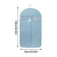 thumbnail image 2 of AYktou Garment Bags for Hanging Clothes,Clothes Storage Garment Bag with Transparent Window and Zipper,Damp-Proof Clothes Covers for Travel,Clothes,Coats,Jackets,Shirts,Suits,Dresses,24*43 inch, 2 of 7