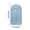 Blue, variant on Hanging Garment Bag for Closet Storage Transparent Clothes Cover with Zip Closure 100% Polyethylene 24 in x 48 in