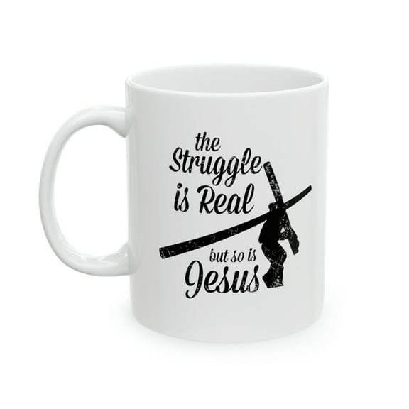 Jesus 11 oz Coffee Mug - Faith-Based Gift White Ceramic