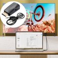 thumbnail image 2 of Durable Universal  Female VGA Output HDMI To VGA Converter HDMI To Audio Adapter HDMI To VGA Adapter With 3.5mm Audio Port FEMALE TO FEMALE, 2 of 8