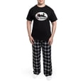thumbnail image 5 of CafePress - I LOVE TRAINS Men's Dark Pajamas - Men's Dark Loose Fit Cotton Pajama Set, 5 of 7