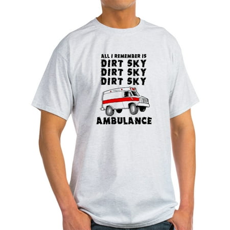 CafePress - Dirt Sky Ambulance Motocross Mountain Bike Light T - Light T-Shirt -