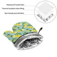 thumbnail image 6 of Cauagu Lemon (3) Print Oven Mitts and Pot Holders 4 pcs Set,Extra Thicken Long Kitchen Oven Glove Potholders BBQ Gloves-Oven Mitts and Pot Holders(11 Inch), 6 of 6