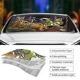 thumbnail image 3 of Scooby Doo Car Windshield Sunshades, Front Windshield Sun Shade, Hardened Sun Visor Shield Cover, Foldable Reflector For Car Truck Suv, Keeps Your Vehicle Cool, 3 of 8