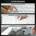 thumbnail image 5 of Nicpro 37PCS Art Mechanical Pencil Set, Metal Drafting Pencils 0.5 mm, 0.7 mm, 0.9 mm & 2mm Lead Pencil Holder (6B 4B 2B HB 2H 4H Colors) For Sketching Drawing With 20 Tube Lead Refills Eraser Case, 5 of 7