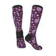 thumbnail image 4 of Balery Snake And Flower Printed Novelty Socks Men's Women's Crew Socks Sports Socks Knee High Socks Cotton Socks Quirky and Cool Socks, 4 of 9