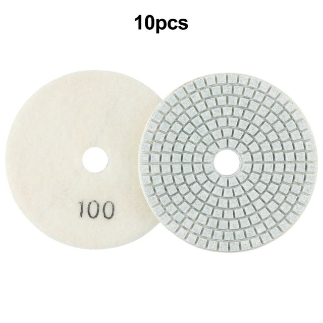 Polissage pour Tampons 4 Pouces Humide/sec Granit Béton Marbre Verre Pierre Ponçage