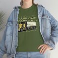 thumbnail image 2 of Heavy Equipment Truck Driver Camouflage American Flag T-Shirt, 2 of 4